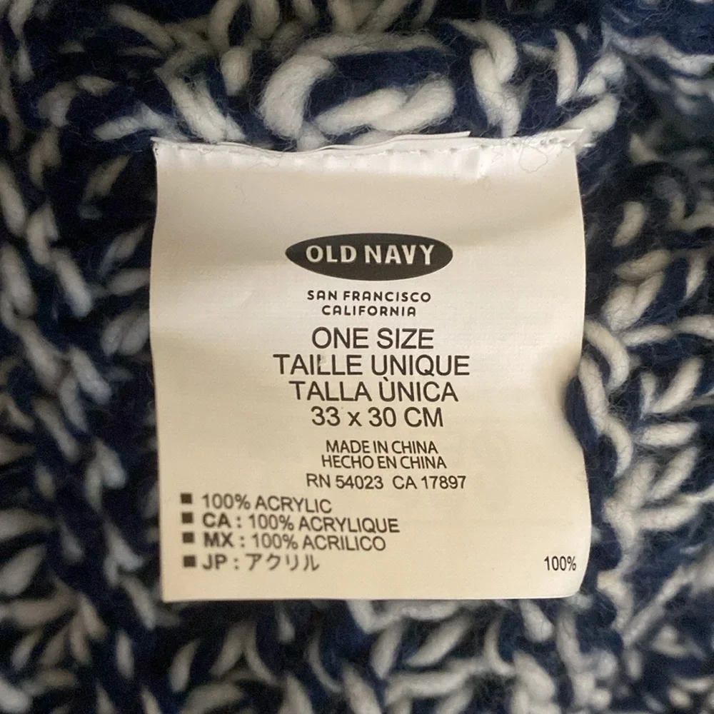 Old Navy Blue Chunky Infinity